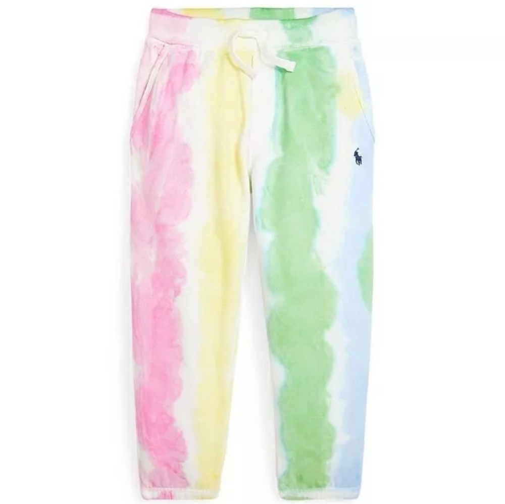 Polo Ralph Lauren Boy Size L (14-16) Boys Tie-Dye Jogger Sweatpants Pants Spring